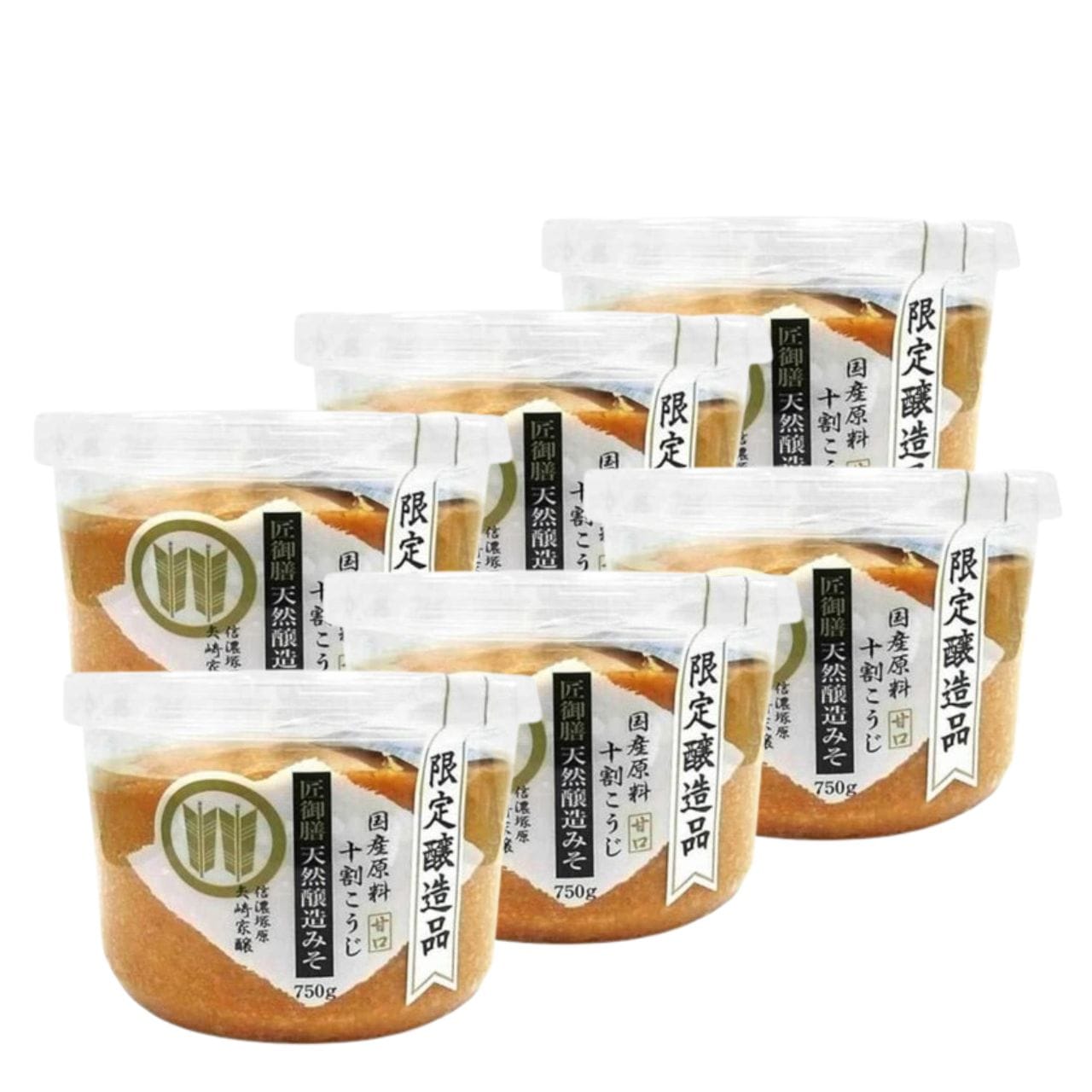 山高味噌 匠御膳天然醸造みそ 750g 6個 味噌 みそ 米みそ 天然 天然醸造みそ 醸造みそ 大豆 コシヒカリ