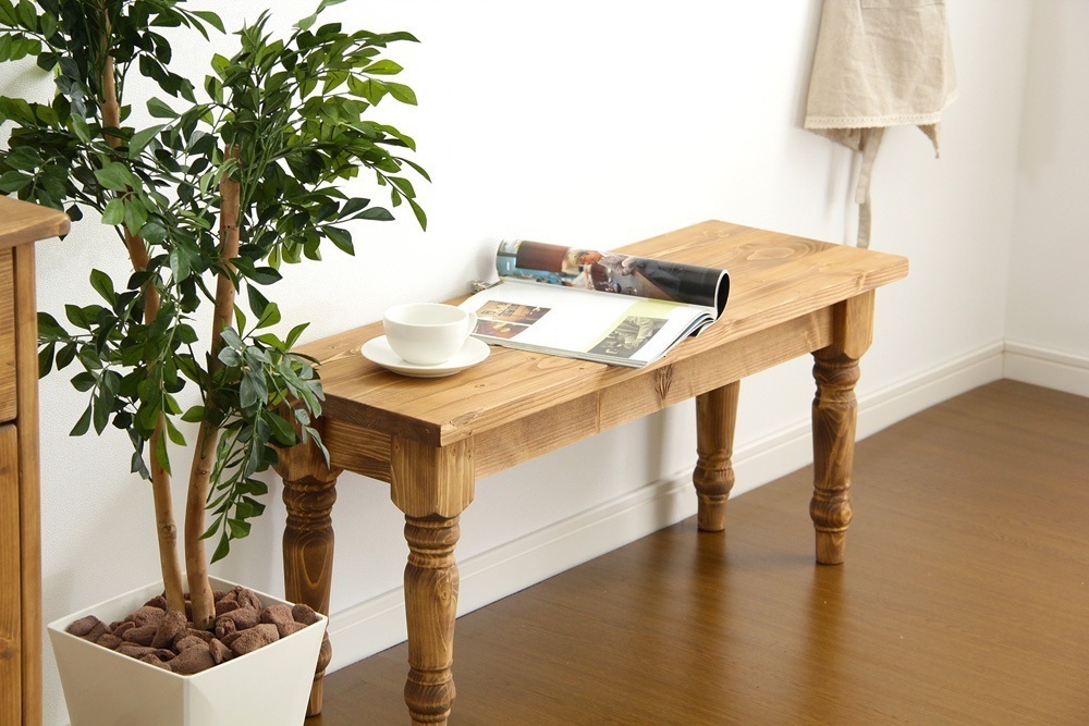 ダイニングベンチ ベンチ ダイニング ベンチソファー 長椅子 ベンチシート ベンチ椅子 ベンチチェア 木製 椅子 アンティーク カントリー 完成品 14,742円