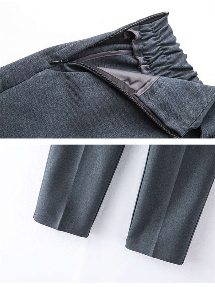 パンツスーツ レディース 春 秋 セットアップ フォーマル ワイド パンツ スーツ 長袖 ロング丈 洗える ビジネススーツ 通勤 2点セット 上下セットアップ パンツ フォーマル OL セレモニー 入