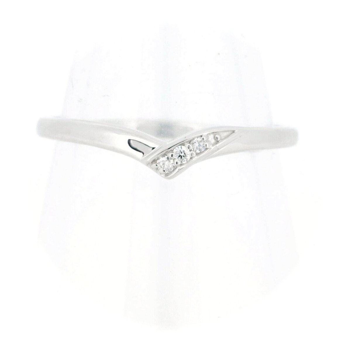 GSTV ダイヤモンド リング 指輪 0.02ct 14号 Pt999(プラチナ) 質屋出品