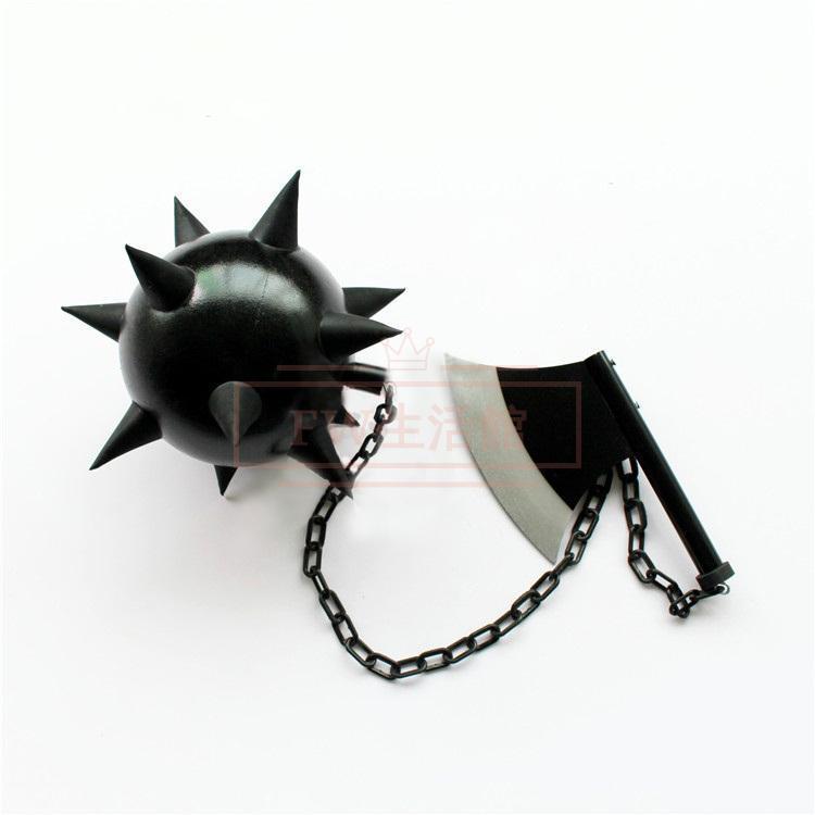 風悲鳴嶼 行冥（ひめじま ぎょうめい）スコスプレ 道具 斧 金槌 イベント 撮影用