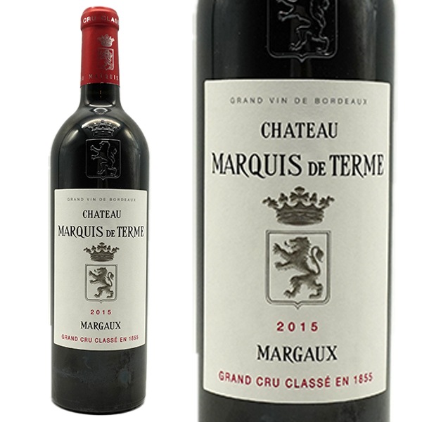 シャトー マルキ ド テルム 2015 メドック グラン クリュ クラッセ 格付第4級Chateau Marquis de Terme 2015 AOC Margaux Grand Cru C