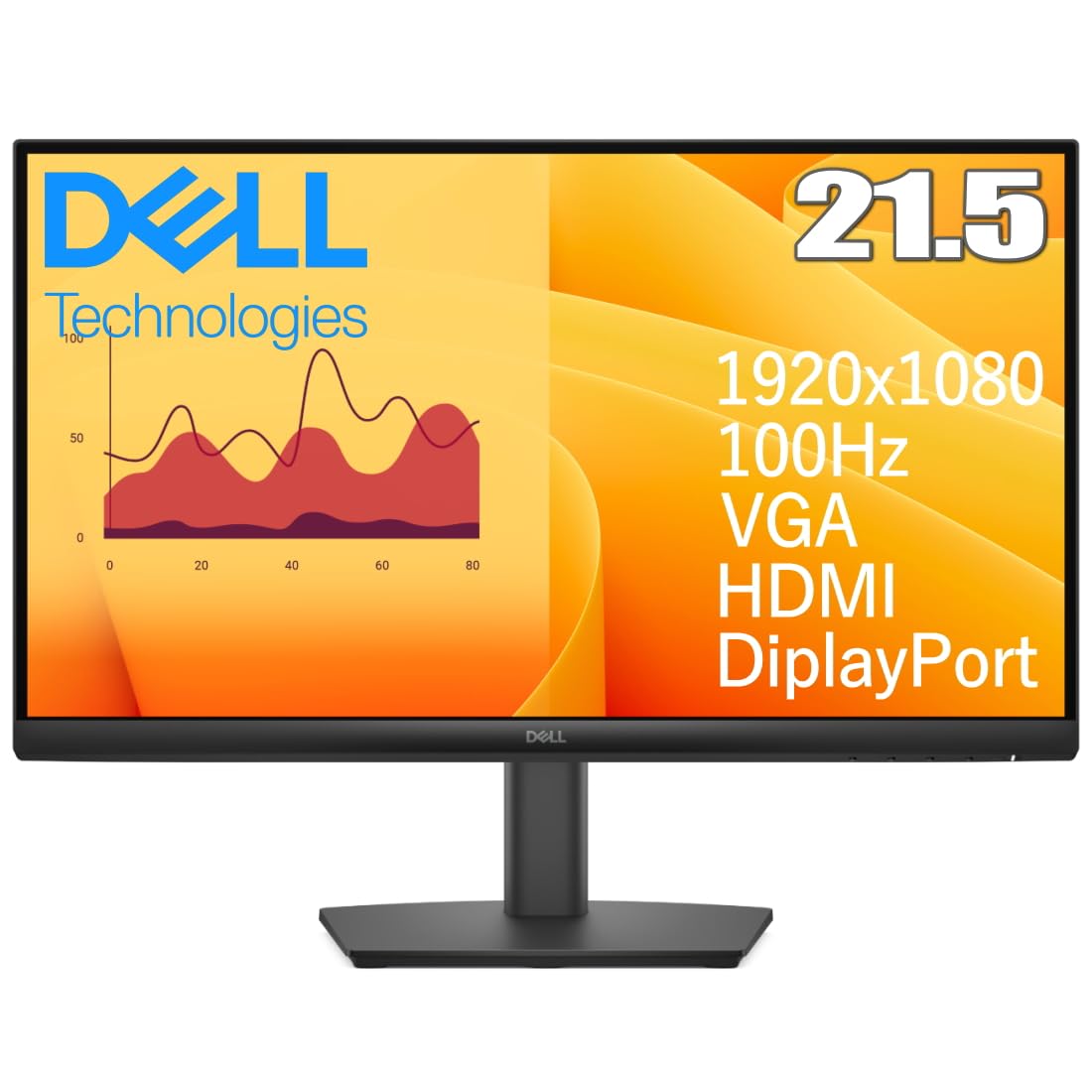 Dell Pro E2225HM 液晶ディスプレイ 21.5型 フルHD 1920×1080 VGA x1 HDMI x1 DisplayPort x1ブラック HDMIケーブル x1 Display