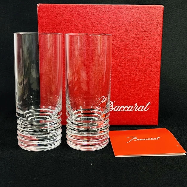 【中古】バカラ ペア　ラランド ラランデ ミニ タンブラー 12cm　レアな逸品です