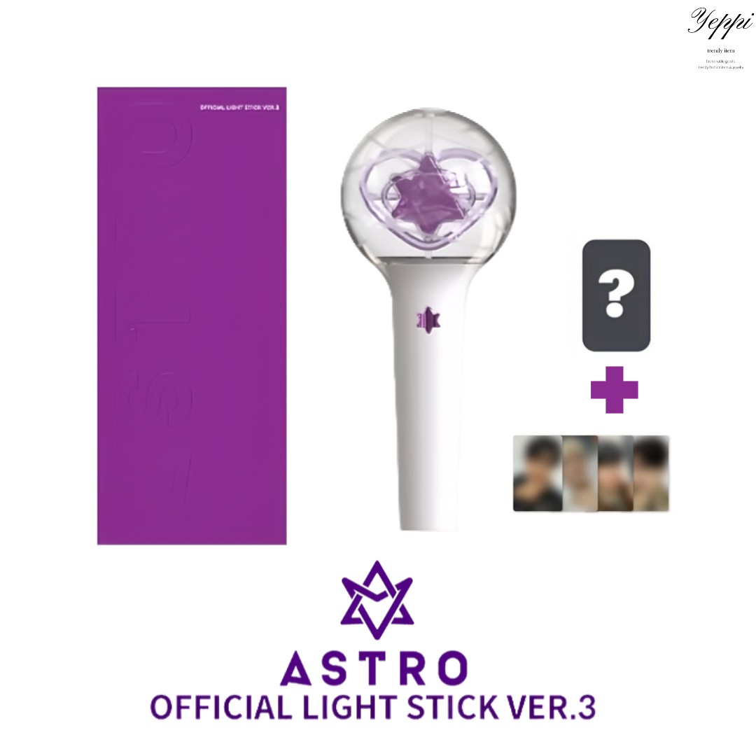 【 当日出発 】 ASTRO - OFFICIAL LIGHT STICK VER.3 [ 構成品特典4枚付+当店特典 ] astro 公式グッズ ペンライト 応援棒 6,549円