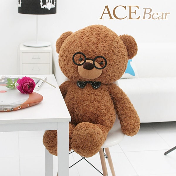 エースベア くまのぬいぐるみ ブラウン ジャンボ 110cm くまのウィルソン