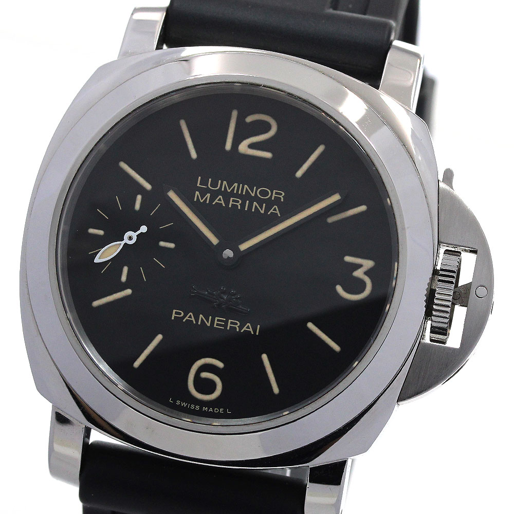 パネライ PANERAI PAM00418 ルミノール マリーナ スペシャルエディション マドリードブティック限定 手巻き メンズ 保証書付き_849655【中古】