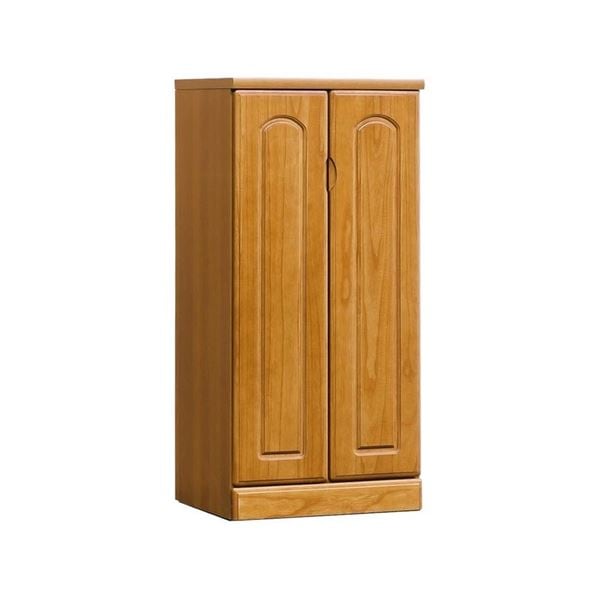 日本製 天然木 シューズBOX 60cm幅 ライトブラウン 完成品 シューズ