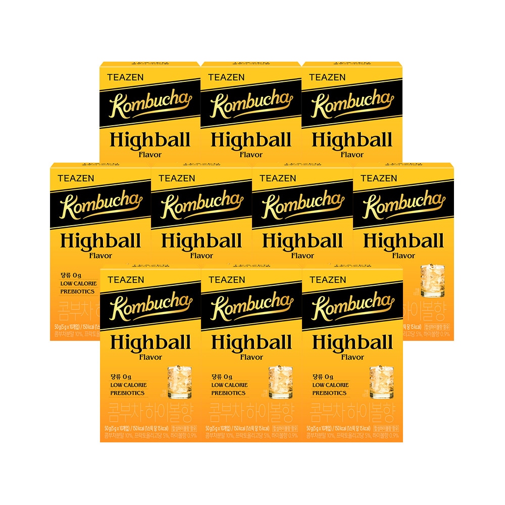 コンブ茶 ハイボールの香 10本 x 10箱 計100本