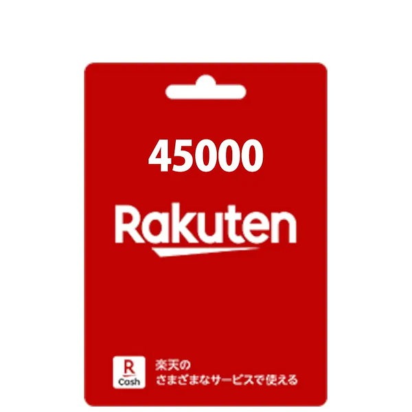 Qoo10] コード専用楽天ギフトカード 45000