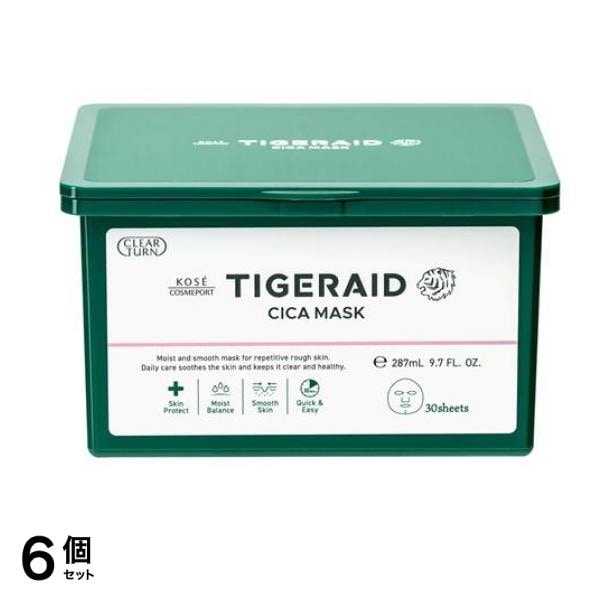 タイガレイド CICAリペアマスク 専用ピンセット付 30枚入 (287mL) 6個セット