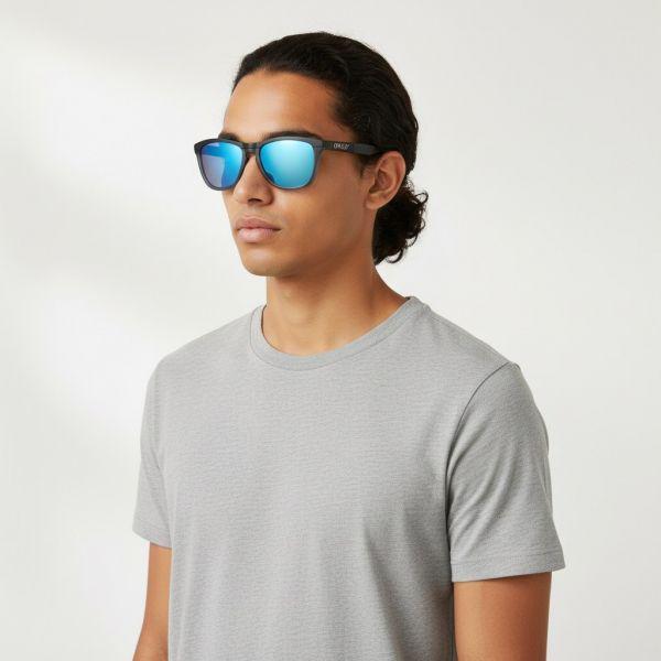 OAKLEY Frogskins Range マットブラック/プリズムサファイア (OO9284-1955) 270706