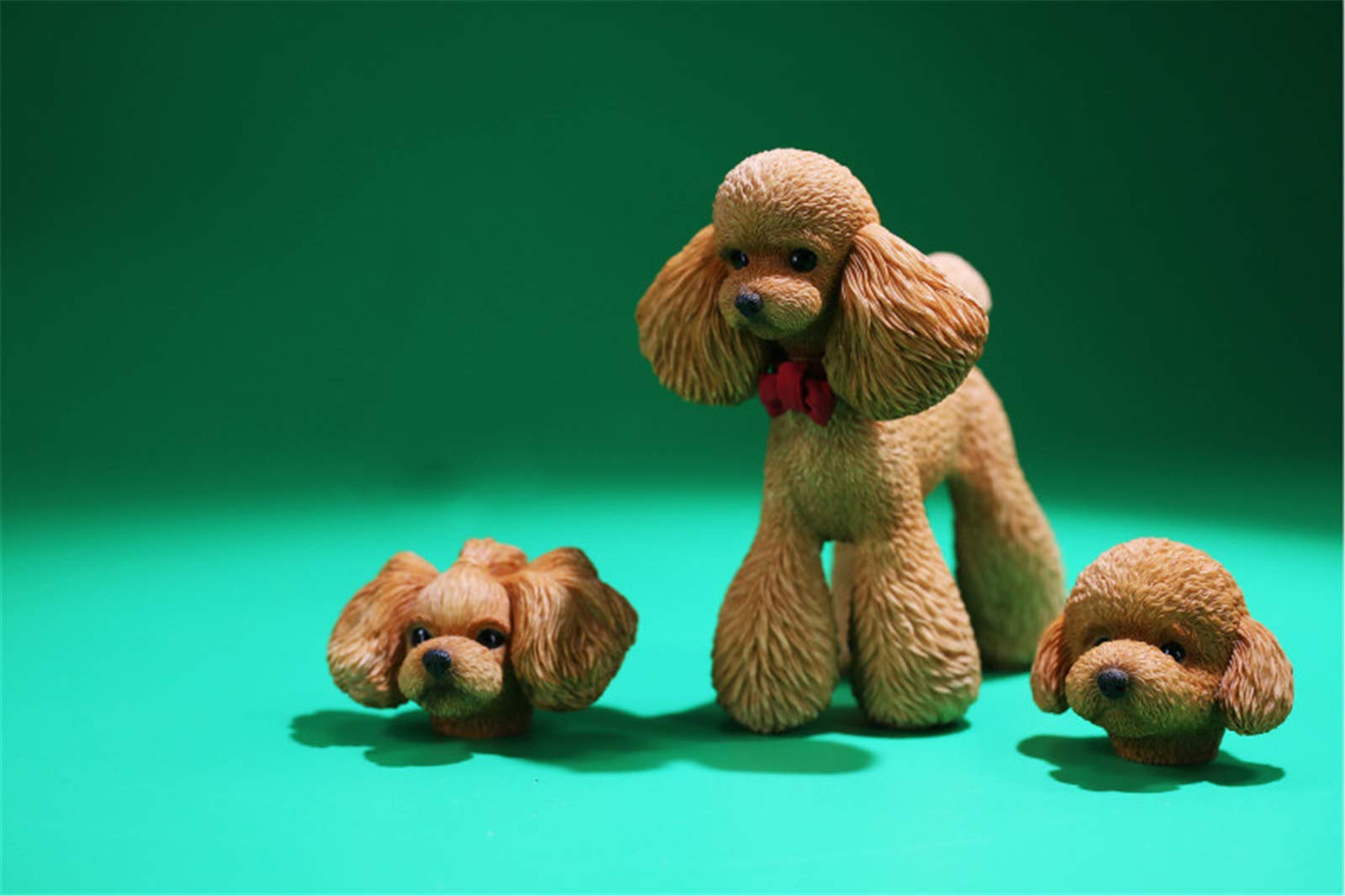 Mr.Z 1/6 サイズ プードル 犬 動物 リアル フィギュア プラモデル おもちゃ 模型 樹脂 プレミアム オリジナル スタチュー 塗装済 完成品 犬好き 誕生日 プレゼント 置物 8.5cm級