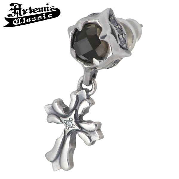 アルテミスクラシック Artemis Classic カテドラル クロス シルバー ピアス アクセサリー クォーツ 1個売り 片耳用 シルバー 925 スターリングシルバー ACE0080
