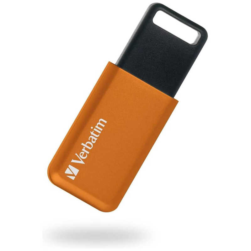 VERBATIMJAPAN　USBメモリ USB Flash メモリー256GB USB3.1 Gen1(USB3.0)準拠 オレンジ [256GB]　USBSLM256GDV1
