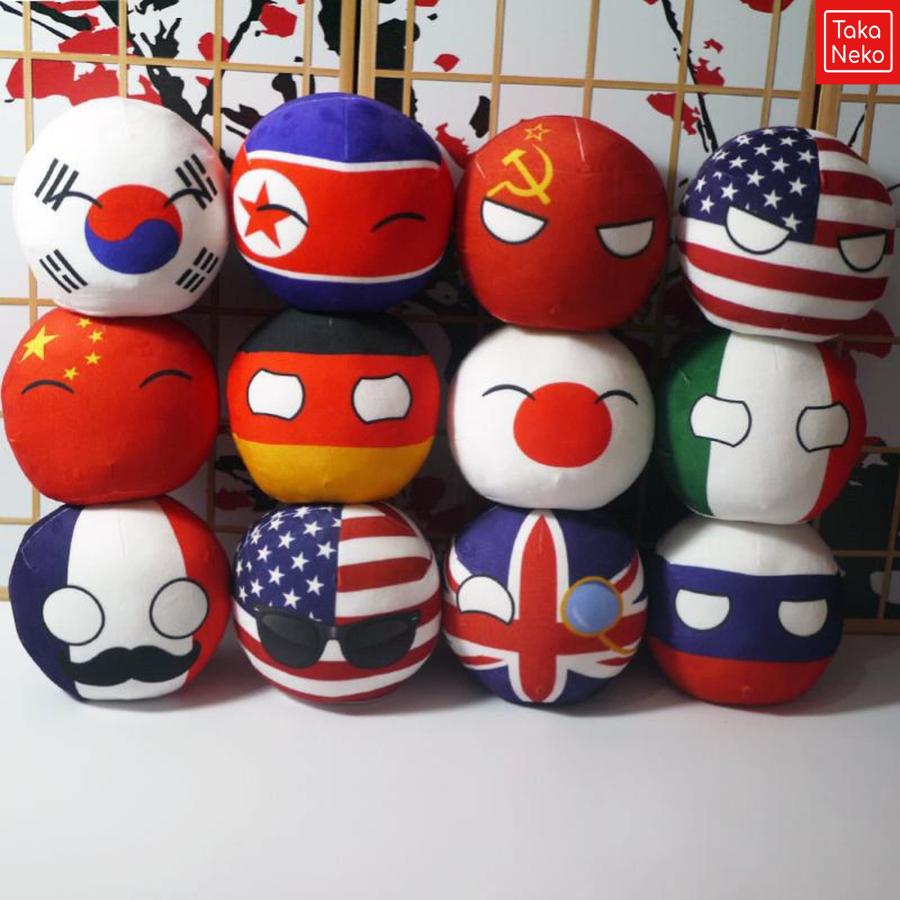 子供のためのポーランドボールぬいぐるみ10cmカントリーボールぬいぐるみミニペンダントぬいぐるみかわいいキーホルダーアニメぬいぐるみ男の子女の子ギフト