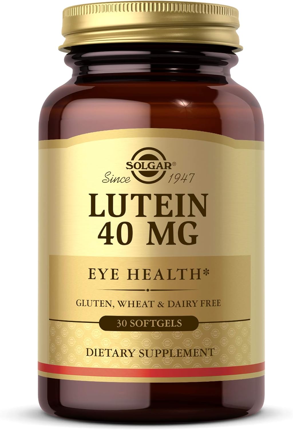 Solgar Lutein 40 mg, 30 Softgels - Supports Eye Health