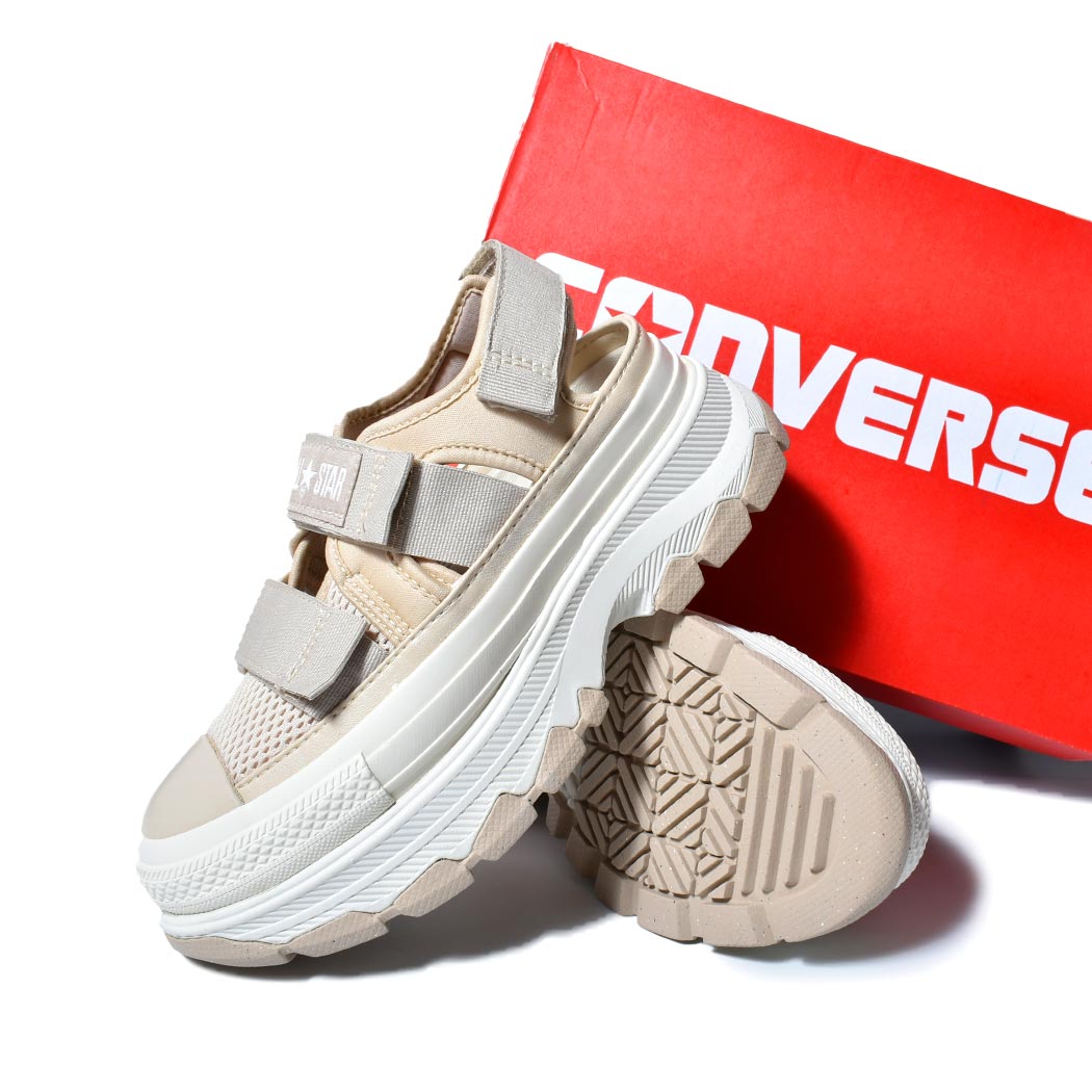 CONVERSE ALL STAR (R) TREKWAVE SANDAL OX SAND.BEIGE コンバース オールスター トレックウェーブ サンダル ( ストラップ スニーカー チャンキーソー