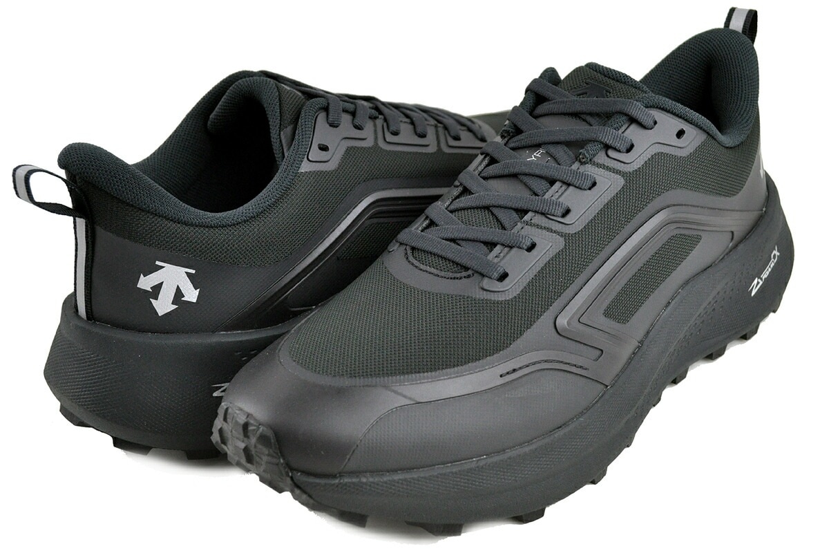 デザント フライリッジ ブラック トレイルランニングシューズ ENERZITE VIBRAM LITEBASE Z-FOAM alpha sp313rrn83