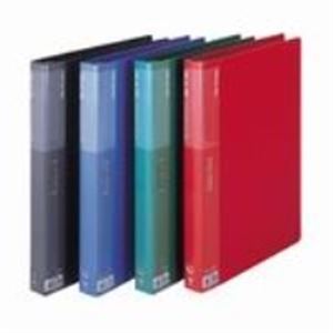 （まとめ）ビュートン リングバインダ RB-A4-GN 25mm 30穴 A4S 緑(×10セット)