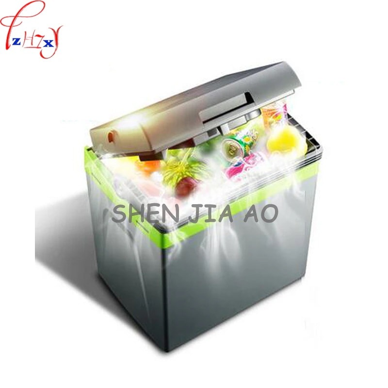 ホームポータブルカー冷蔵庫 25L ミニ小型冷蔵庫 車デュアルユース大容量冷蔵庫 デュアルユース冷蔵庫 1 pc