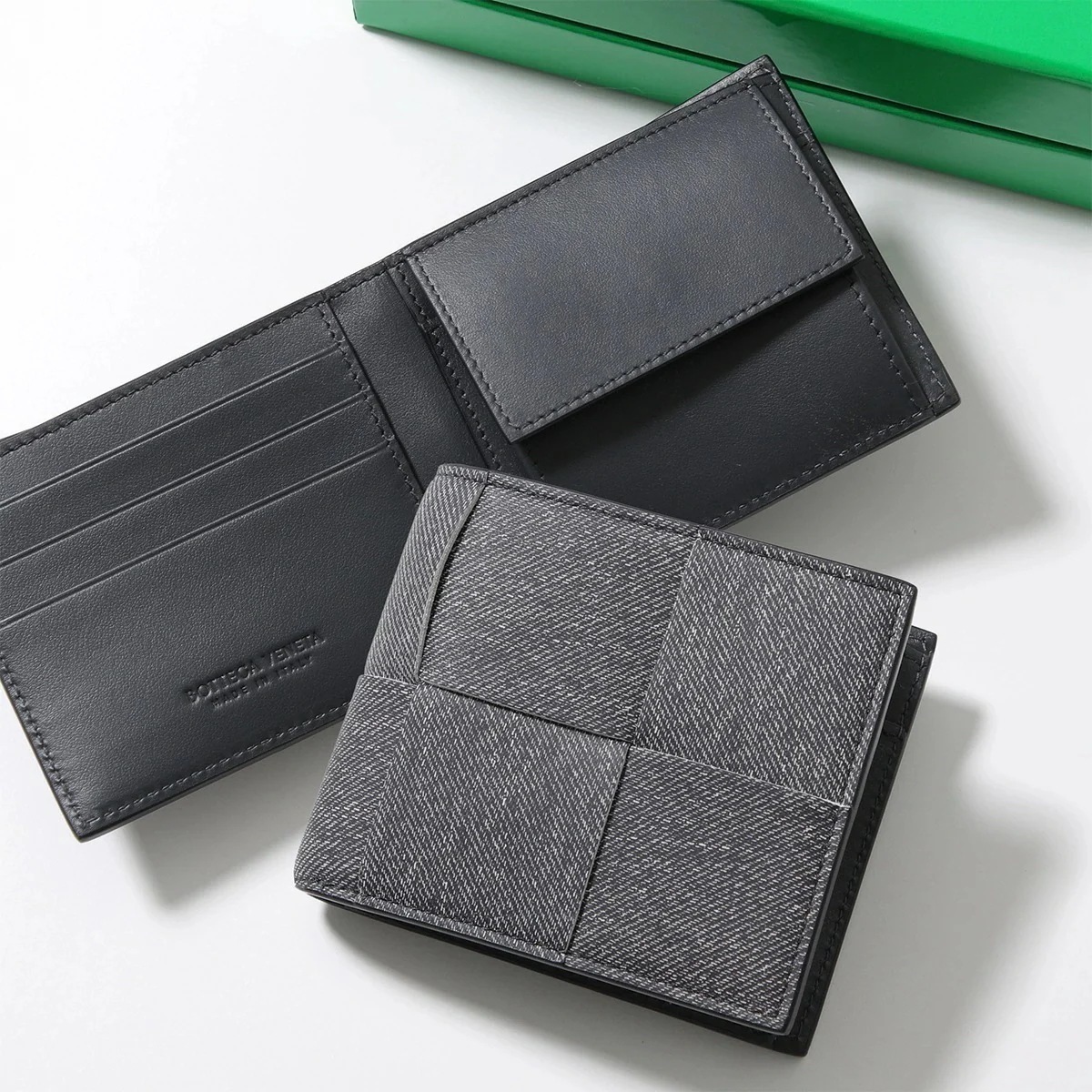 BOTTEGA VENETA ボッテガヴェネタ 財布 CASSETE カセット 749455 V5UF1 メンズ マキシイントレチャート 小銭入れあり ミニ財布 1214 749455V5UF1121