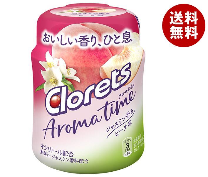 モンデリーズジャパン クロレッツアロマタイムジャスミン香るピーチ味ボトル 121g＊6個入＊(2ケース)