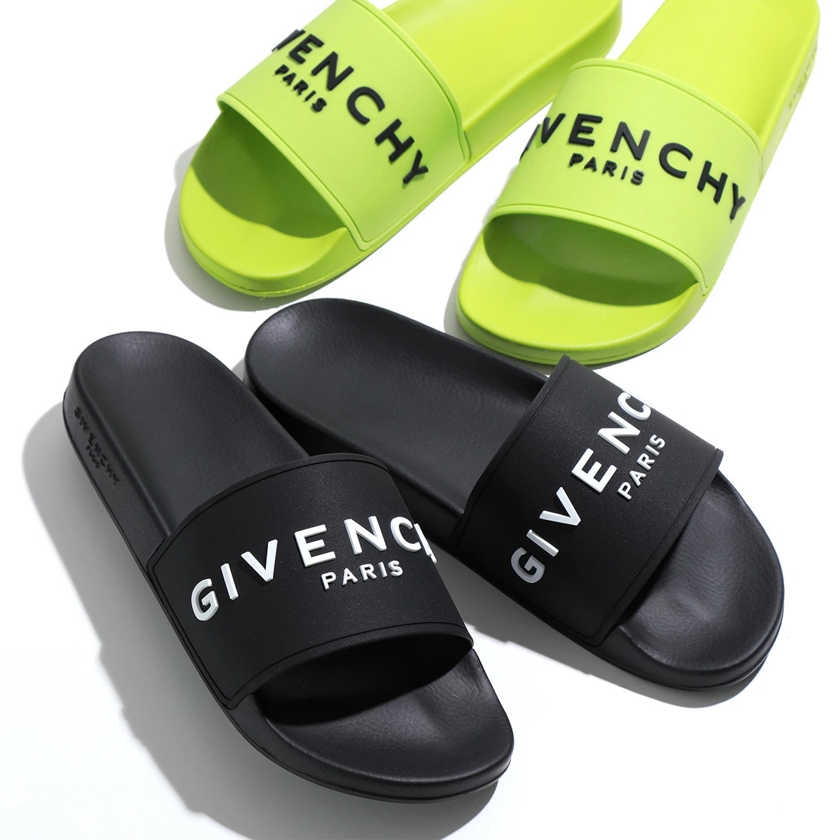 GIVENCHY ジバンシィ サンダル SLIDE SANDALS BH301TH1DB BH301TH1DG メンズ シャワーサンダル スポーツ スポサン シューズ 立体ロゴ 靴 カラー2色 26,541円