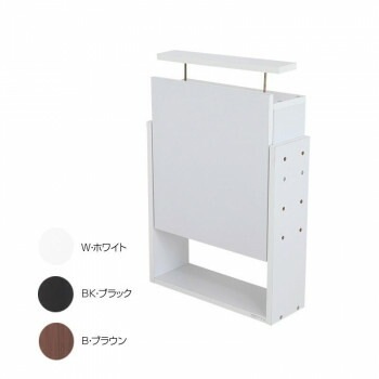 コレクションラック レギュラー専用上置き ハイタイプ 奥行19cm用 CR-T5519UH　W/ホワイト
