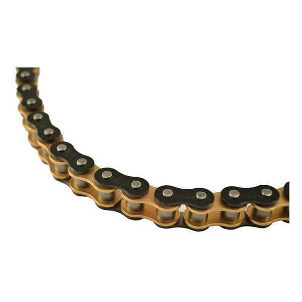 EK 強化ノンシールチェーン 420SR ブラック&ゴールド 110L クリップジョイント EK420SRBKGP110LSPJ