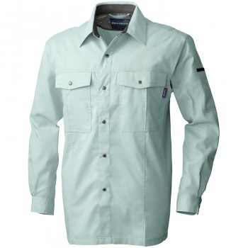 桑和 615 長袖シャツ 4Lサイズ モスグリーン（107） Absolute GEAR