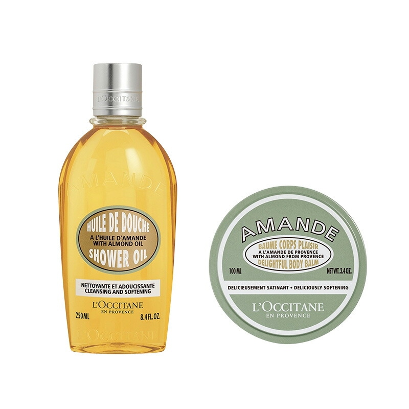 アーモンド モイスチャライジングシャワーオイル&ディライトフルクリーム ボディクリーム セット 喜ばれるギフト