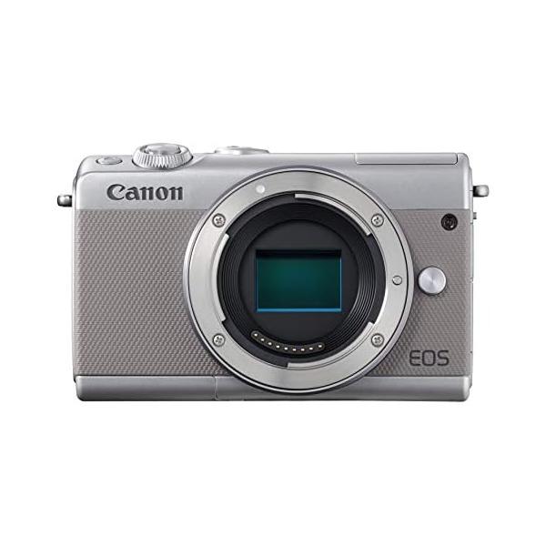 【アウトレット品】Canon ミラーレス一眼カメラ EOS M100 ボディー(グレー) EOSM100GY-BODY