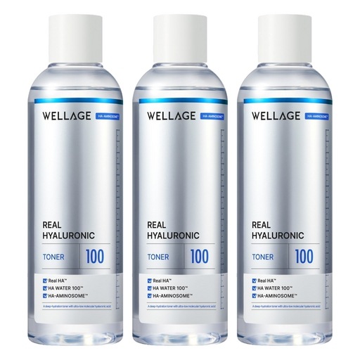 リアルヒアルロニック100トナー 200ml 3個 水分補給 導入液