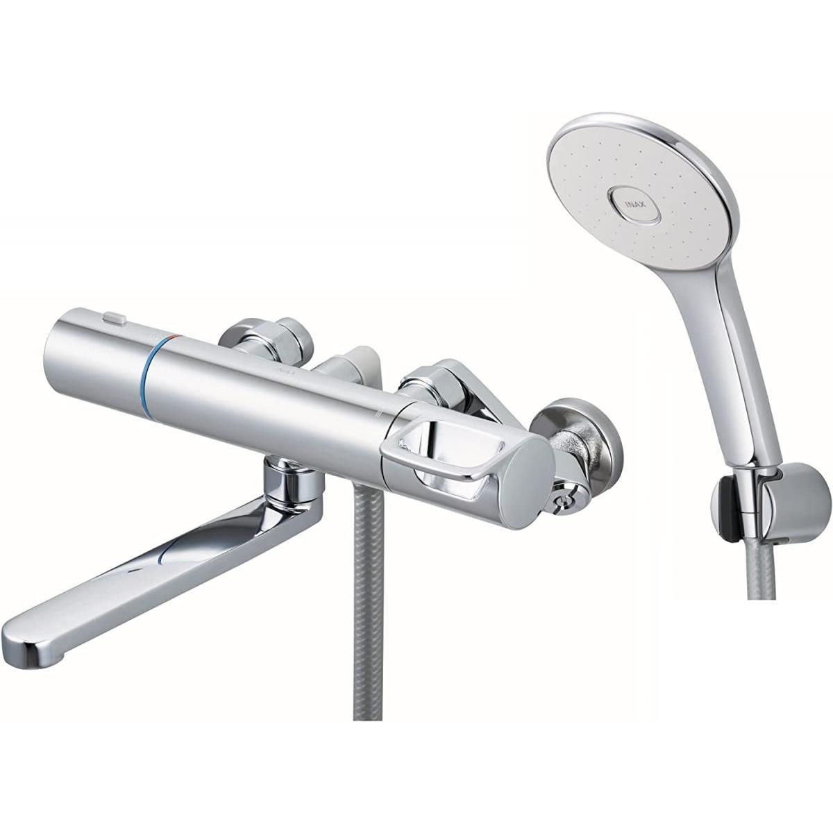 LIXIL(リクシル) INAX サーモスタットバス水栓 RBF-914E 【一般地用】　大判シャワーヘッド メッキハンドル メッキエコアクアシャワー 防カビホースcm　裏