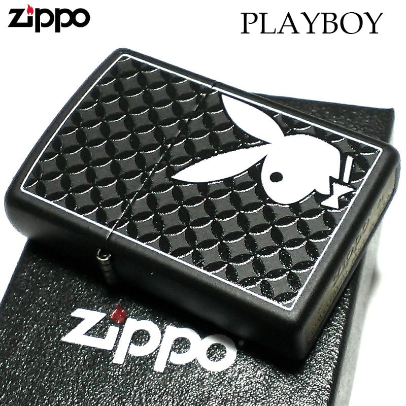 ZIPPO PLAYBOY ジッポー ライター プレイボーイ ブラック 艶消し 黒 おしゃれ かわいい かっこいい 可愛い メンズ プレゼント レディース ギフト 4,940円
