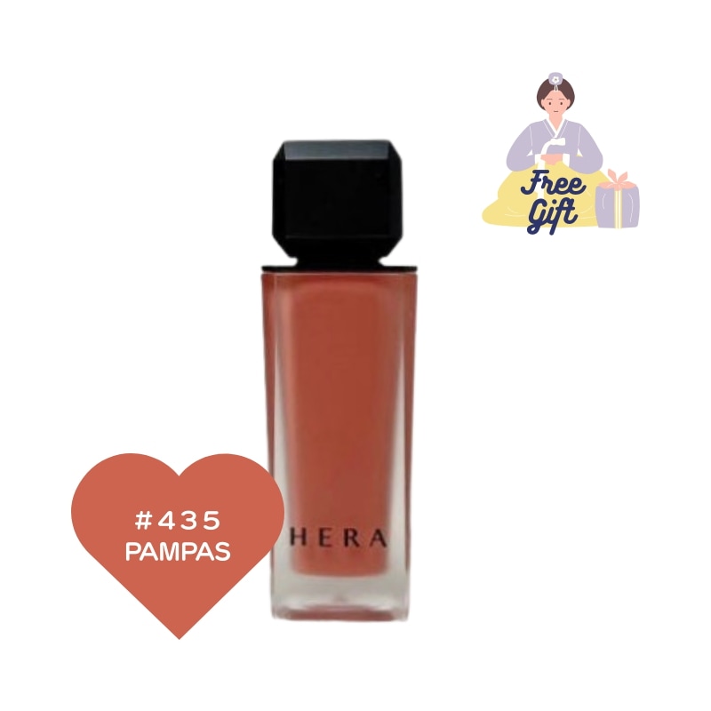 HER A センシュアルパウダーマットリキッド 5g #435 PAMPAS　リップ/リップティント/４３５ パンパス/マットリップ/韓国人気　マットティント