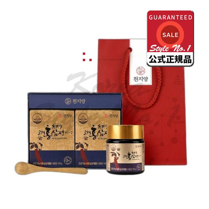 チョン・ジヤン高麗ホンサムジョンプレミアム+ショッピングバッグ1ボックス200g