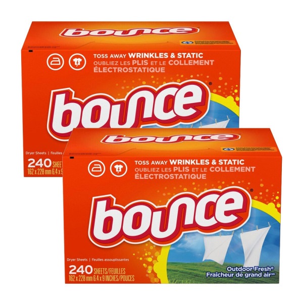 【通販激安】 Bounce バウンス2-SETバウンスアウトドアフレッシュ240枚 柔軟剤