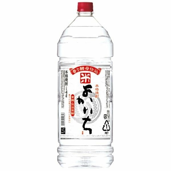 【送料無料】宝酒造 よかいち 米 25度 4000ml 4L4本/1ケース【北海道沖縄県東北四国九州地方は必ず送料が掛かります】
