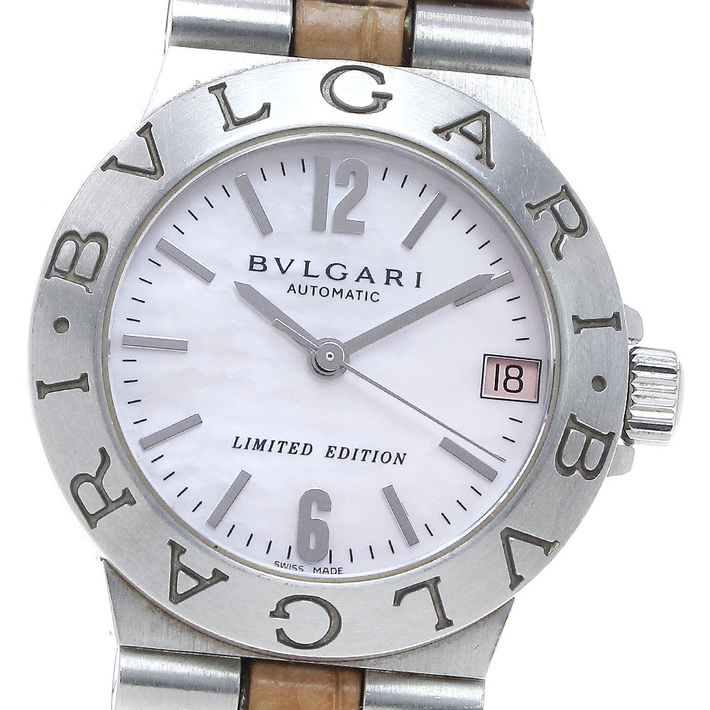 ブルガリ BVLGARI LCV29S ディアゴノ スポーツ 自動巻き レディース _844344【中古】