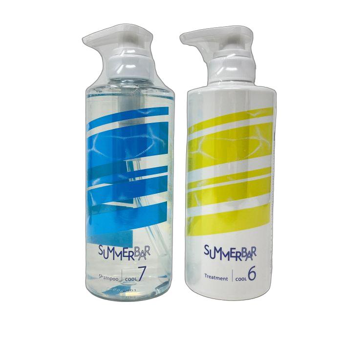 セット サマーバー シャンプー クール 7 500ml ＆ トリートメント クール 6 490g