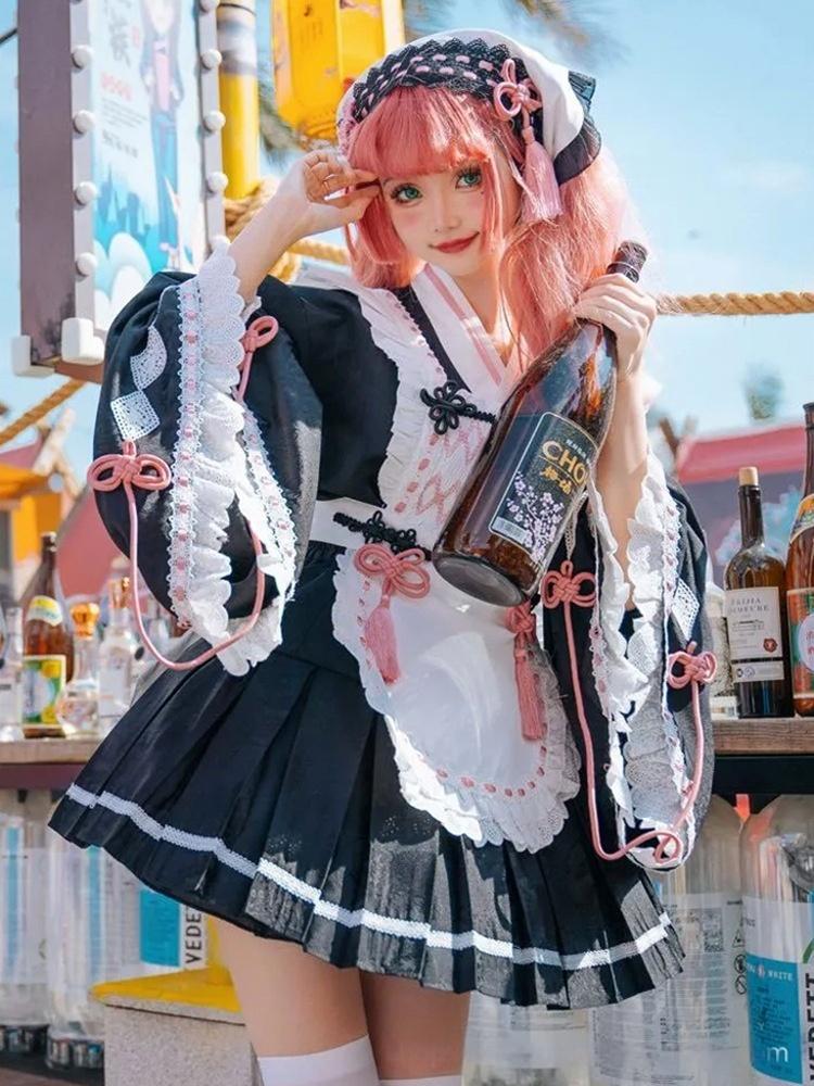 【イベント期間限定 40% オフ】ロリータ暗黒系洋服日本系ソフト妹ゴシック女装ロリータワンピース学生lolitaスカート