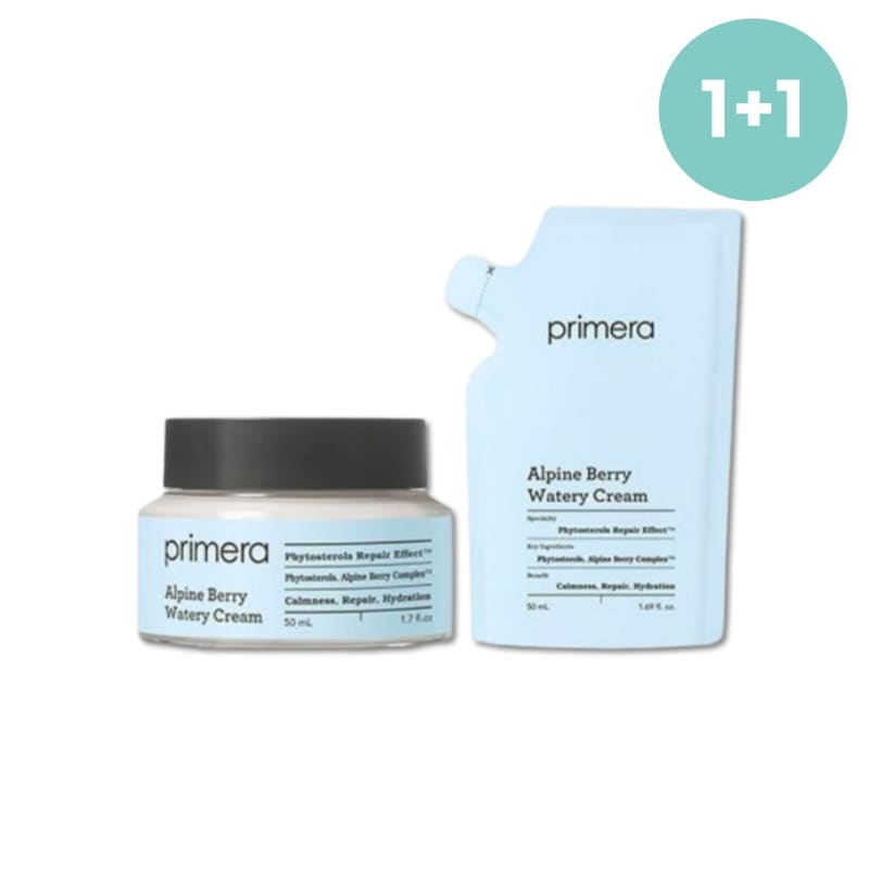 【1+1 企画】アルパインベリーウォータリークリーム本品50ml+レフィル50ml