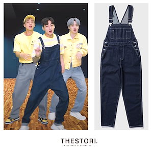 Qoo10] THESTORI denim overall ジャンプスー