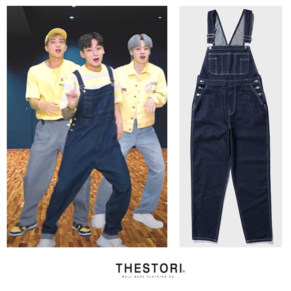 denim overall ジャンプスーツ bts ジョングク 着用 オーバーオール デニムパンツ