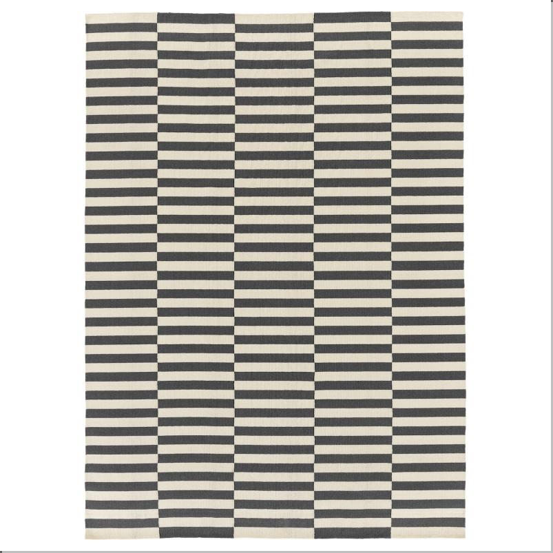 STOCKHOLM 2017 ストックホルム 2017 ラグ 平織り - ハンドメイド/ストライプ グレー 250x350 cm