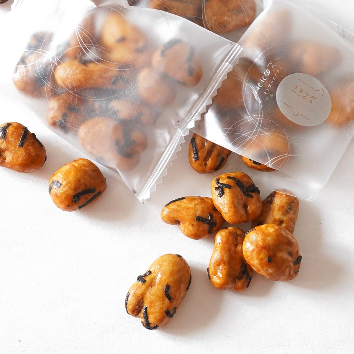 このみみ ピーカンからから 600g（200g×3袋）小分け 個包装 豆菓子 醤油 おかき おつまみ ピーカンナッツ