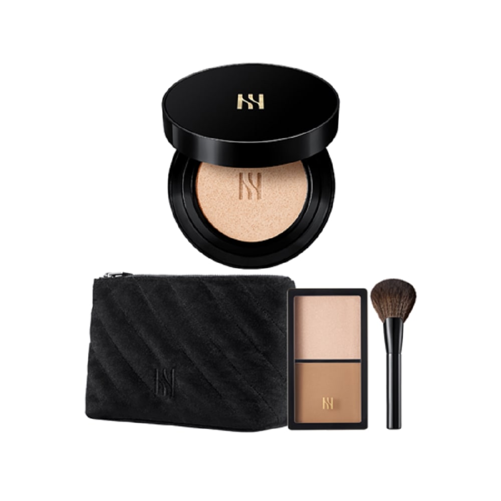 韓国-KBEAUTY-ブラッククッション SPF34/PA+++ (本品15g+詰め替え15g)