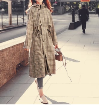 アウター コート おすすめ 人気 流行り トレンド おしゃれ お洒落 安い アウター ダッフル コート オーバー コート ウインドブレーカー ルーズコート ロング丈 膝下丈 フード パーカー lout